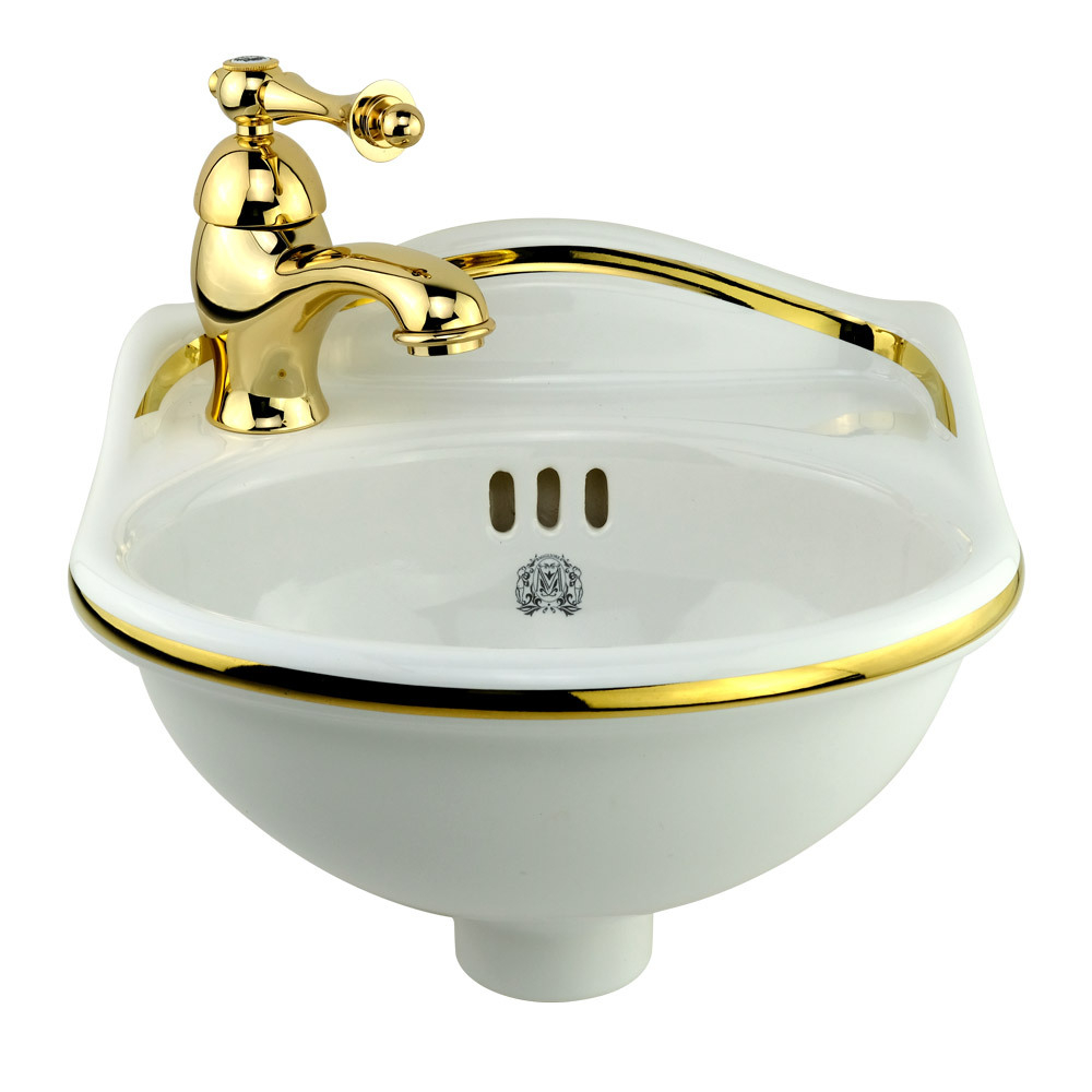 Раковина Migliore Milady 22817 D2 золото sx 32 см