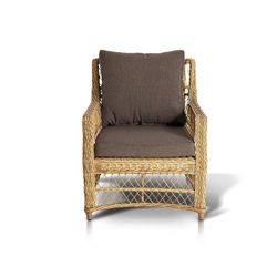 "Гранд Латте" кресло из искусственного ротанга, цвет соломенный