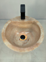 Раковина напольная из оникса Yellow ON-61358 (40*40*90)