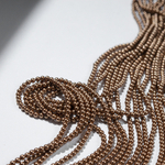 Хрустальный жемчуг, оттенок "Bronze", шар 3,1мм, улучшенное покрытие