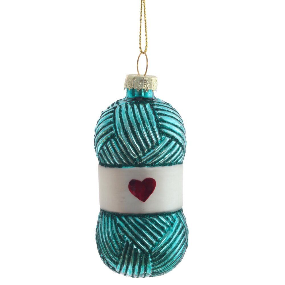 GAEM Украшение новогоднее "Моток ниток", L4 W4 H9,5 см, 3в.