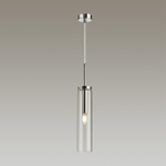 4695/1 PENDANT ODL20 000 хром/прозрачный Подвес E14 1*40W KLUM