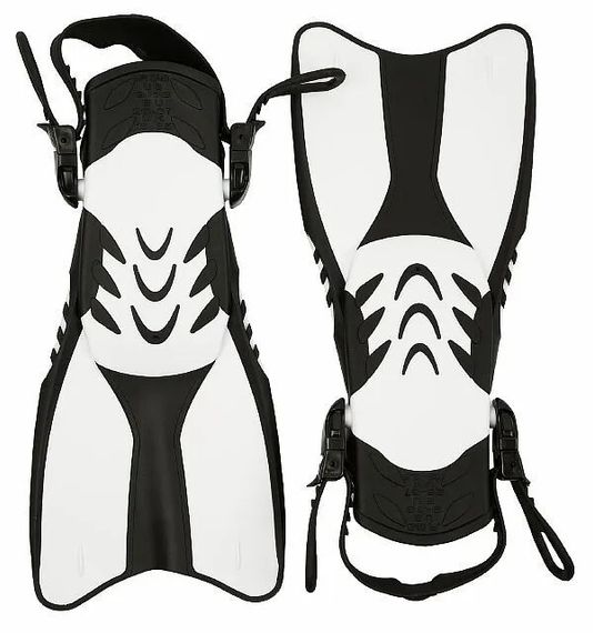 Ласты детские регулируемые Sargan Релакс белый