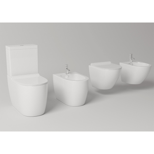 Биде Timo Kulo TK-404 подвесное Белое