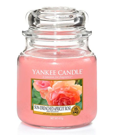 Ароматическая свеча Солнечная абрикосовая роза, Yankee Candle