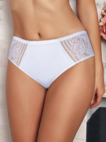 Трусики-панти Compliment с кружевными вставками по бокам (Размер: 36) (Цвет: белый)