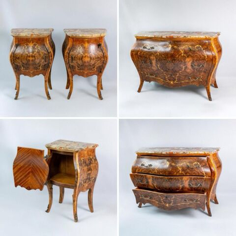 Винтаж: Комплект мебели в стиле Людовика XV
