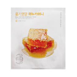 Nature Republic Real Nature Hydrogel Mask Manuka Honey восстанавливающая маска с мёдом мануки