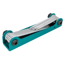Набор ключей TORX складной 8пр.(Т5-Т10, Т15, Т20) Forsage F-5087F