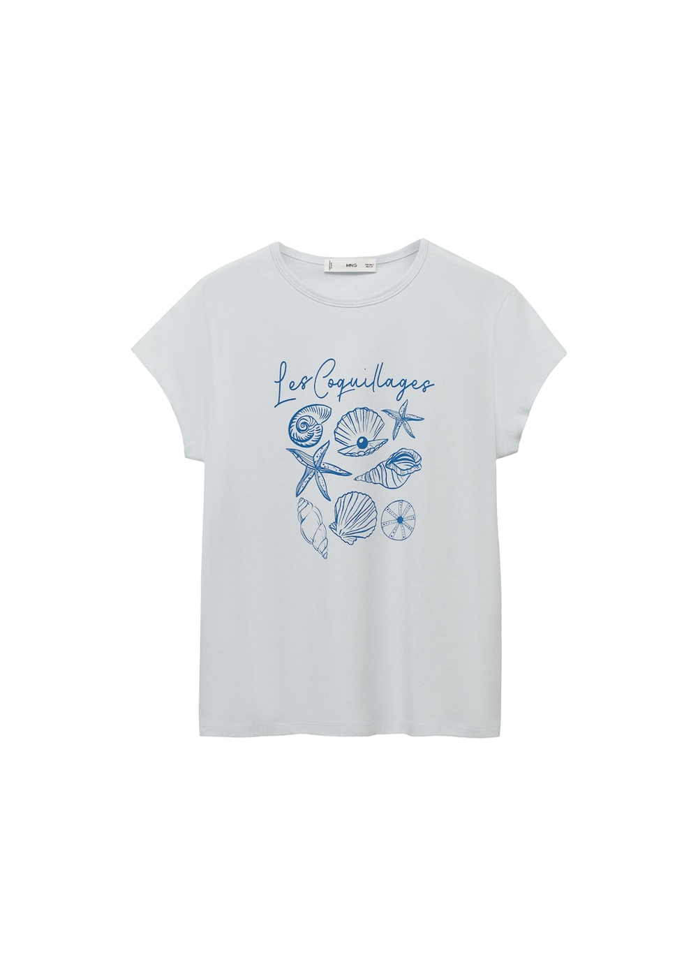 Хлопковая футболка с принтом