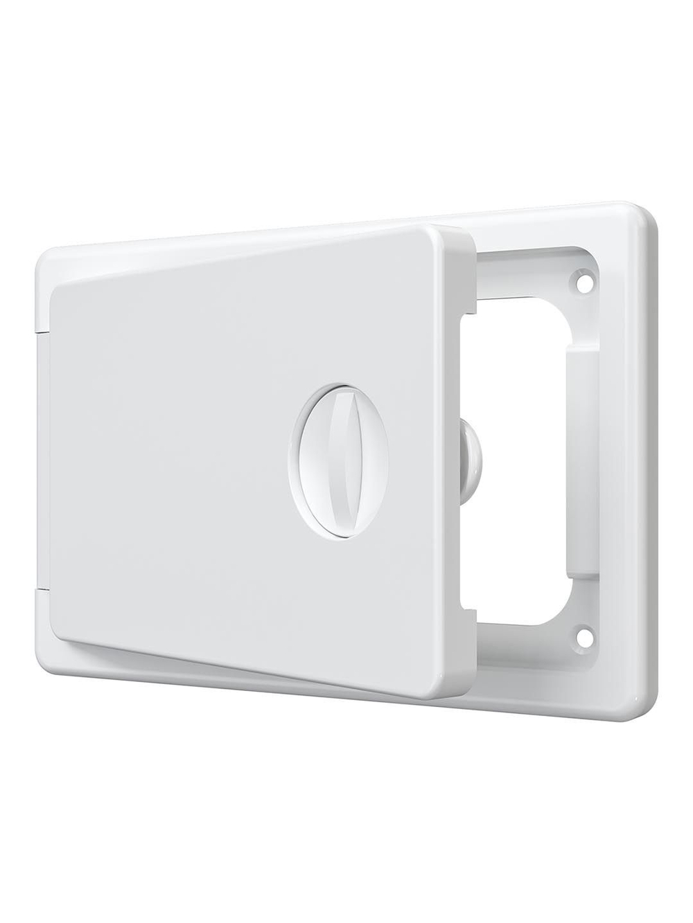 Люк ревизионный ЛТП накладной ручка-задвижка 150х100 пластик EVECS