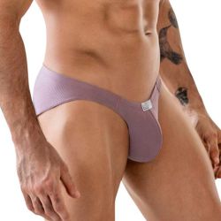 Мужские трусы брифы коричневые Clever Moda AURA BRIEF 184519