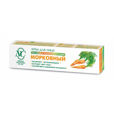 Невская Косметика Крем для лица Морковный для сухой и чувствительной кожи, 40 мл (92352,07630)