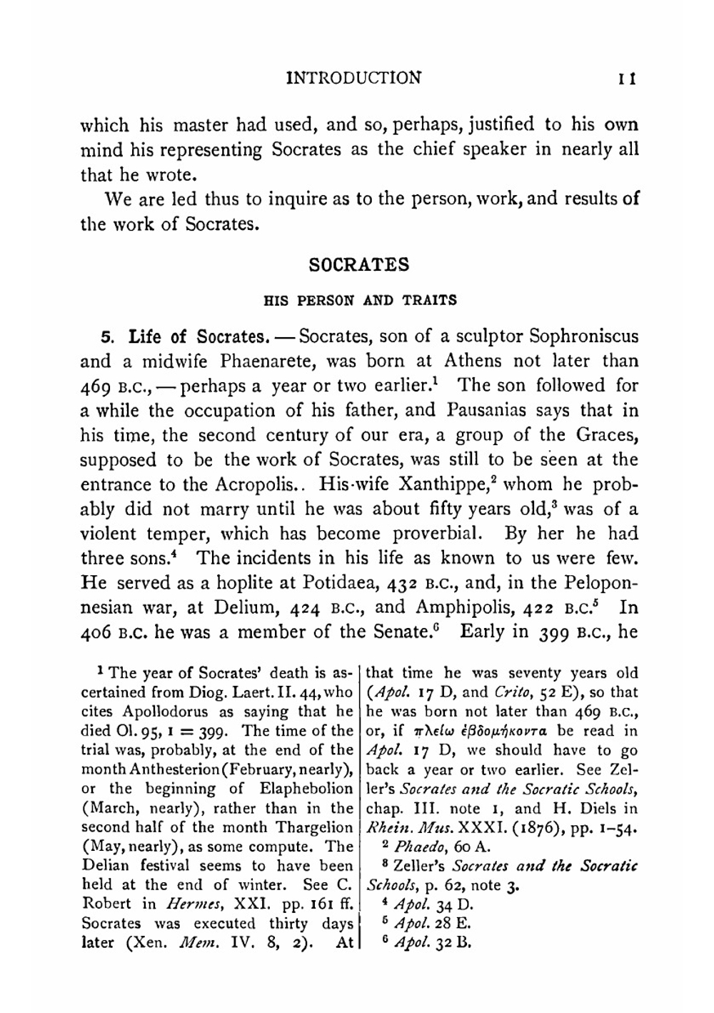 Apology of Socrates and Crito and a Part of the Phaedo | Plato