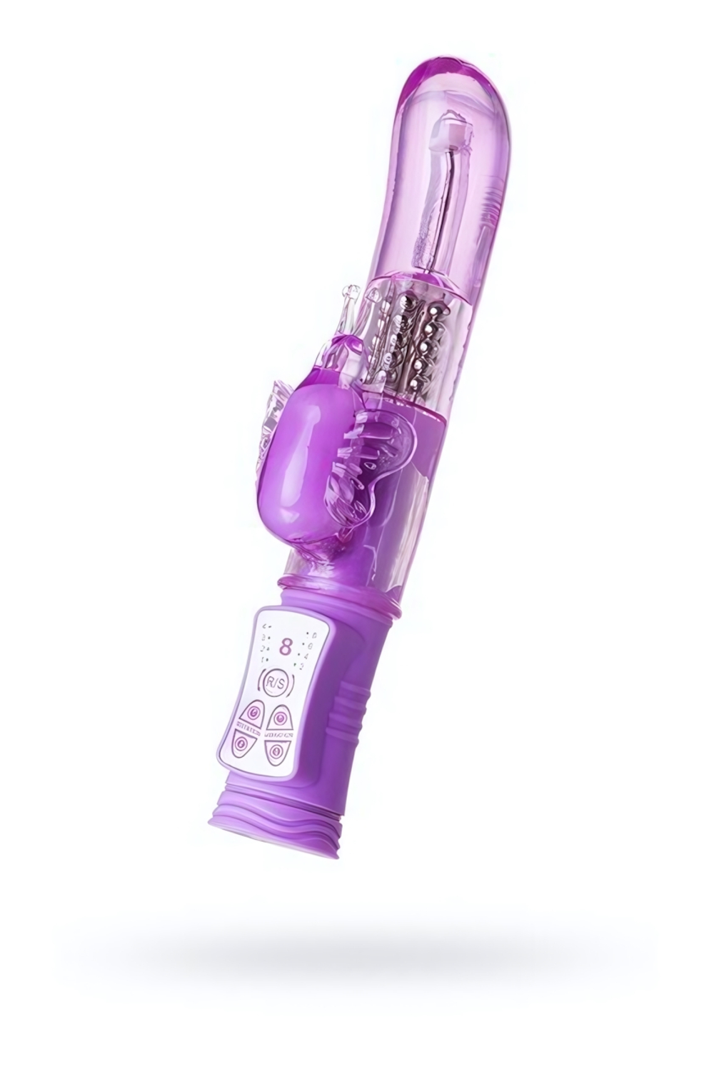 Ротационно-клиторальный стимулятор A-Toys High Tech Vibrator (8 режимов вибрации, 4 ротации) (Цвет: фиолетовый)
