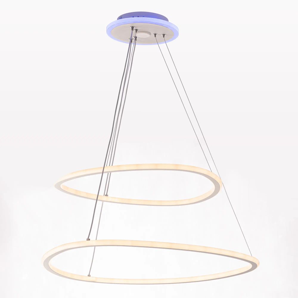 Citilux ТRIO CL215B060E LED Люстра подвесная с пультом Белая