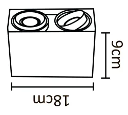 Точечный накладной светильник Arte Lamp