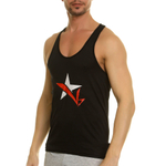 Черная мужская майка с логотипом Van Baam (Размер: S) (Цвет: черный)