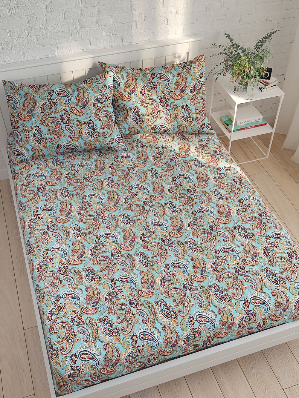 Простынь на резинке Сказка "Восточная сказка" 140х200 см, перкаль