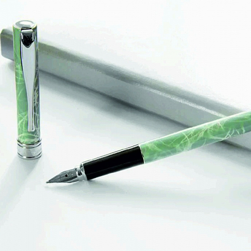 Перьевая ручка Aurora Magellano Lacca Ice CT, перо - F, в подарочной коробке