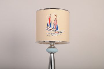 Настольная лампа Manne TL.7737-1BL (корабли)