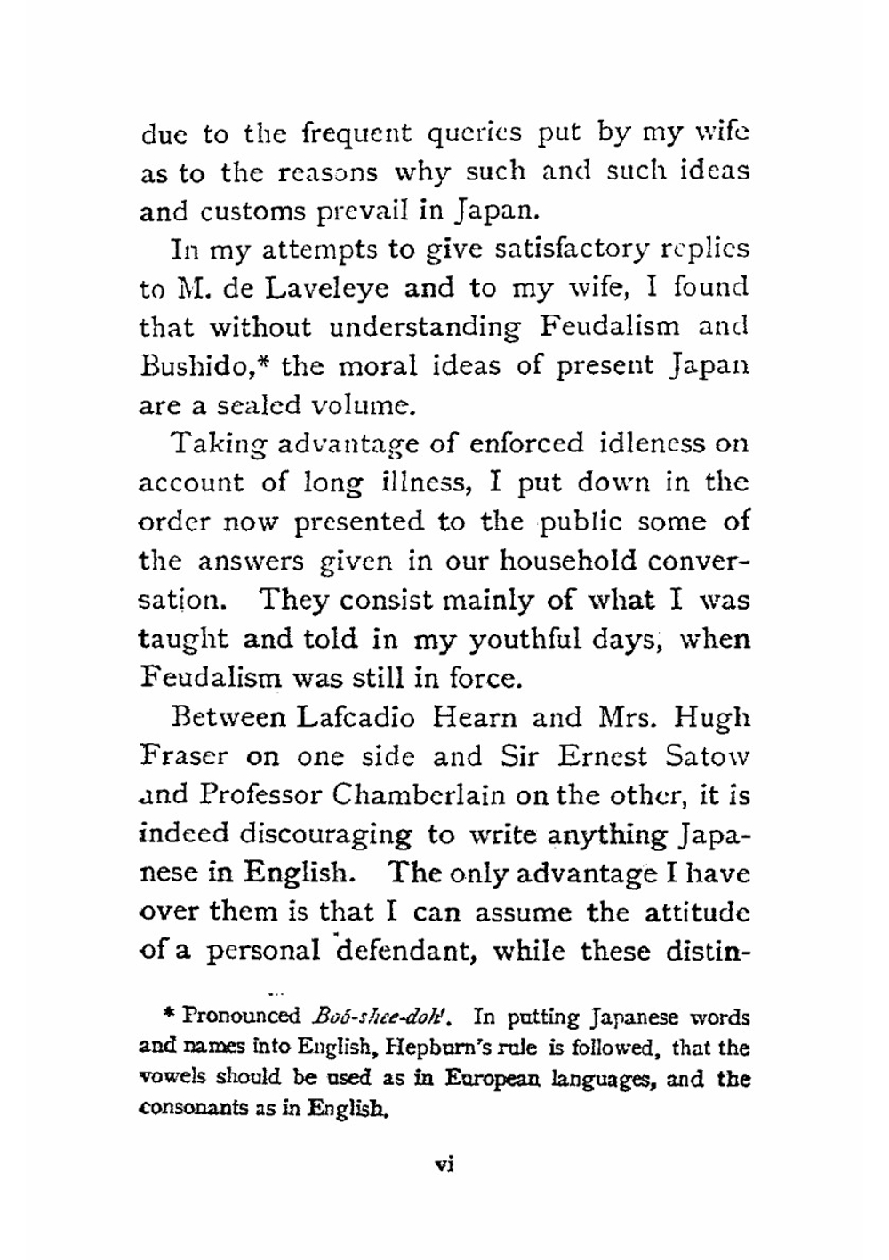 Bushido, the soul of Japan | Nitobe Inazo