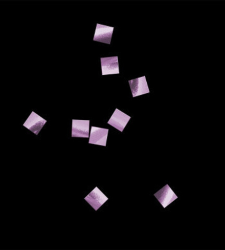 Конфетти металлизированное 6*6мм, Сирень  50 гр