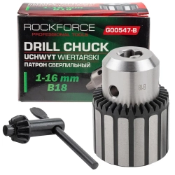 Патрон цанговый для дрели (1-16мм, B18) RockFORCE RF-G00547-B