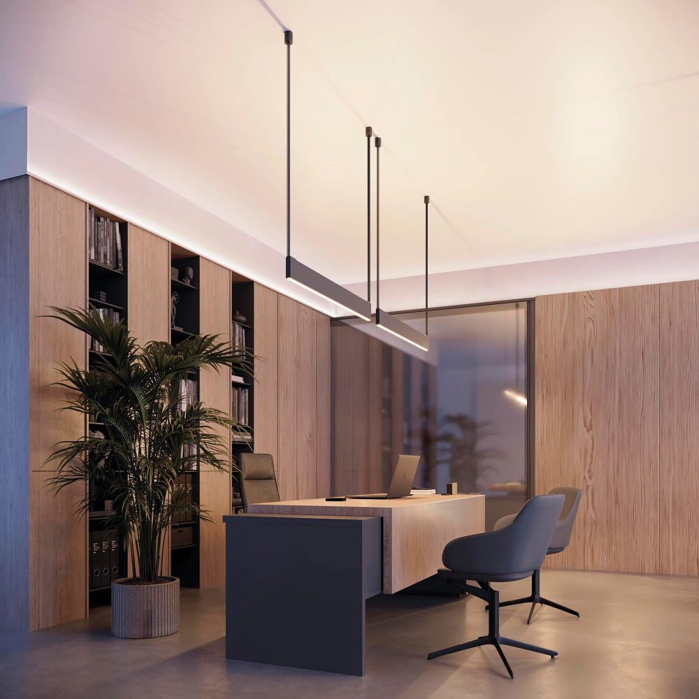 Профиль SL-LINE-25100-DUAL-2500 BLACK (Arlight, Алюминий) 033735