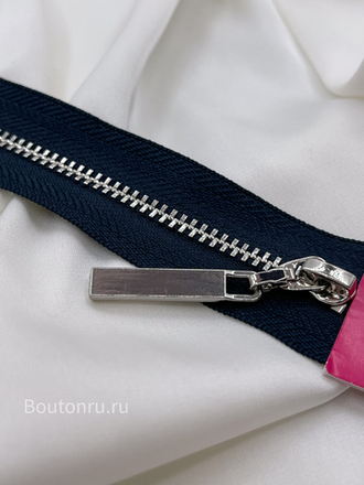 Молния темно-синяя серебро