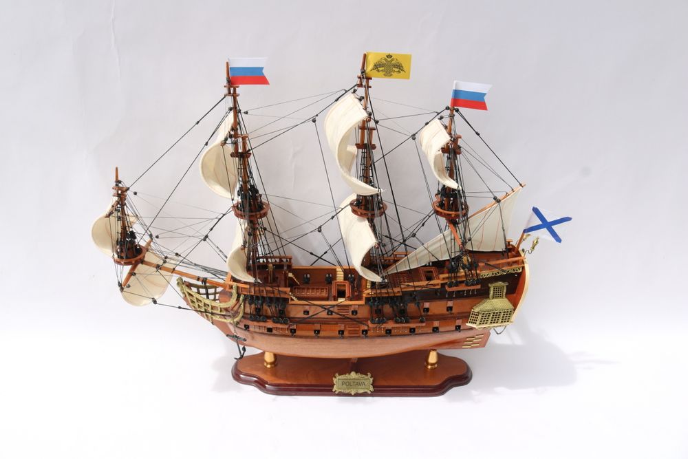 Van Der Heijden Модель парусника Полтава, Россия