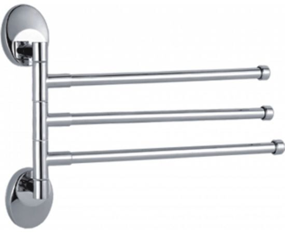 Полотенцедержатель Haiba HB1613 тройной поворотный Хром