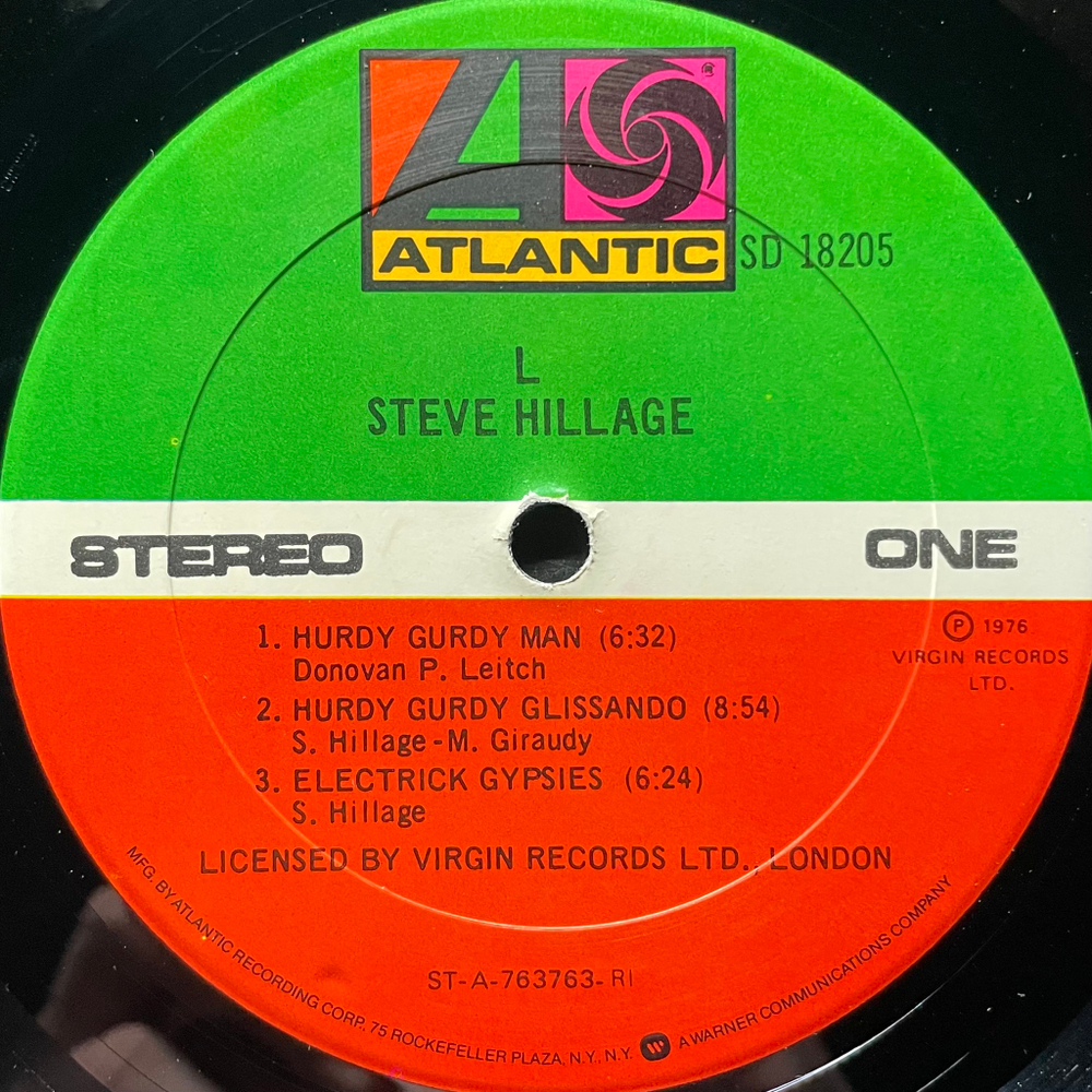 Steve Hillage ‎– L (США 1976г.)