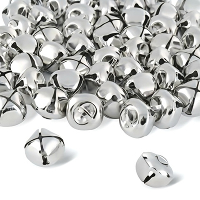 Бубенцы металл 15 мм, серебро