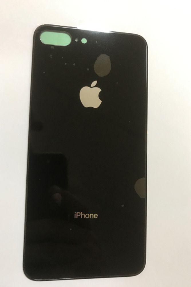 Задняя крышка для iPhone 8 Plus (стекло) Черный