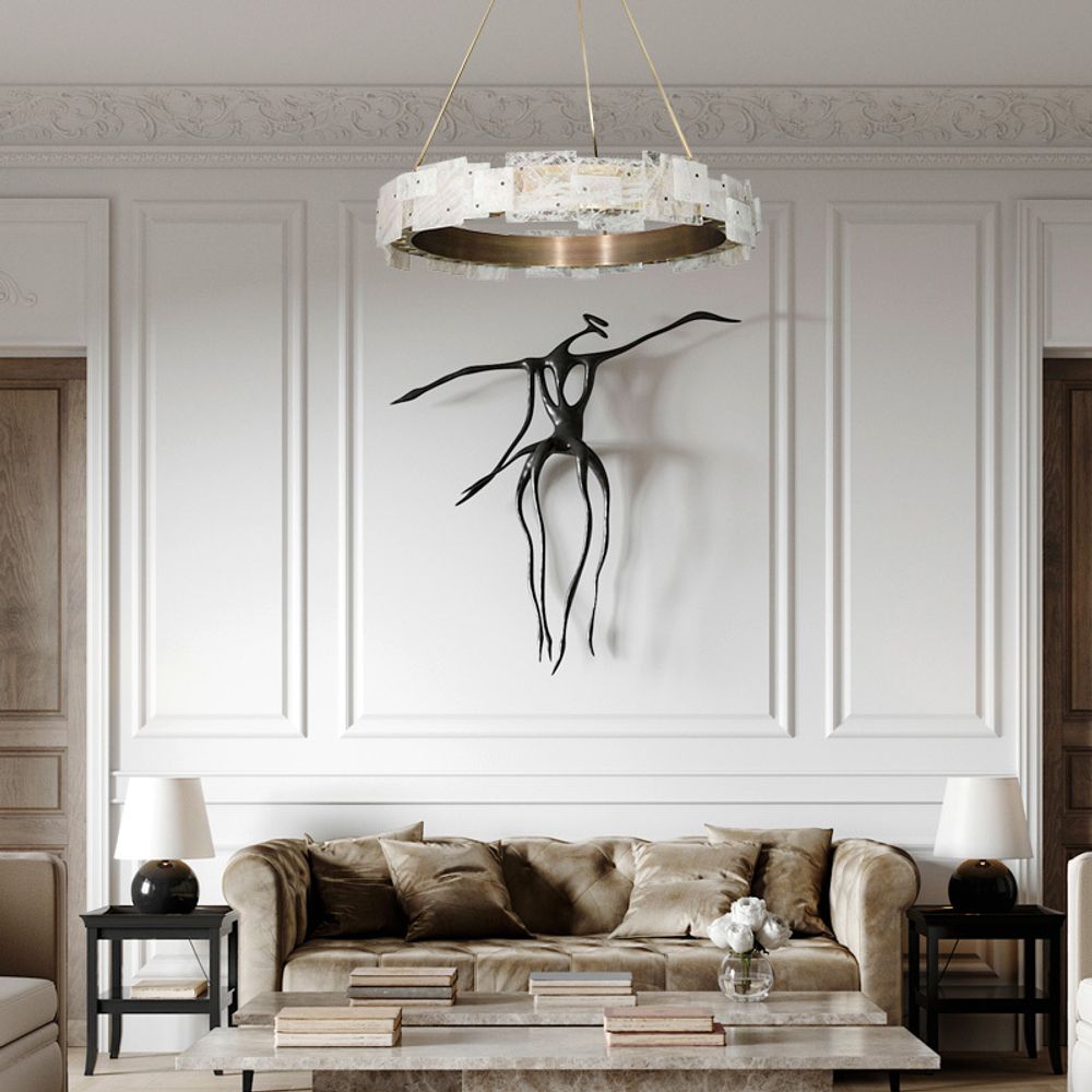 Подвесная Люстра Frost Patterns &Amp; Brass D80 By Imperiumloft