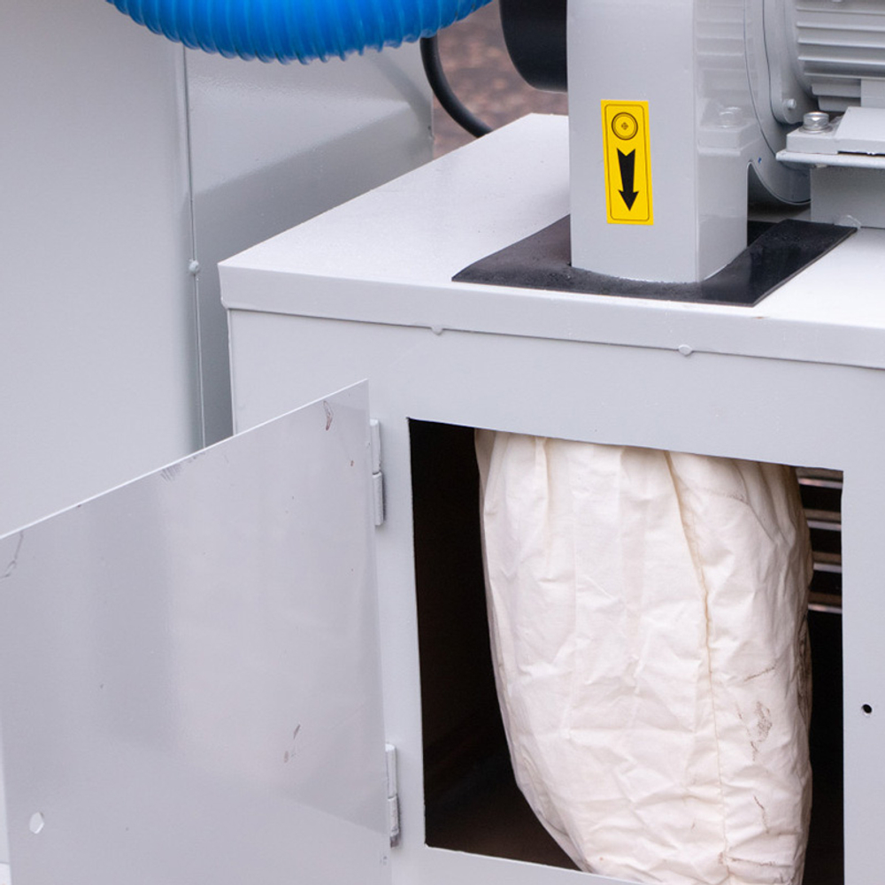 VISPROM BKL-3000, двухдисковый шлифовальный станок с пылесосом