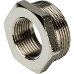 Футорка STOUT никелированная 1"x1 1/2" ВР/НР
