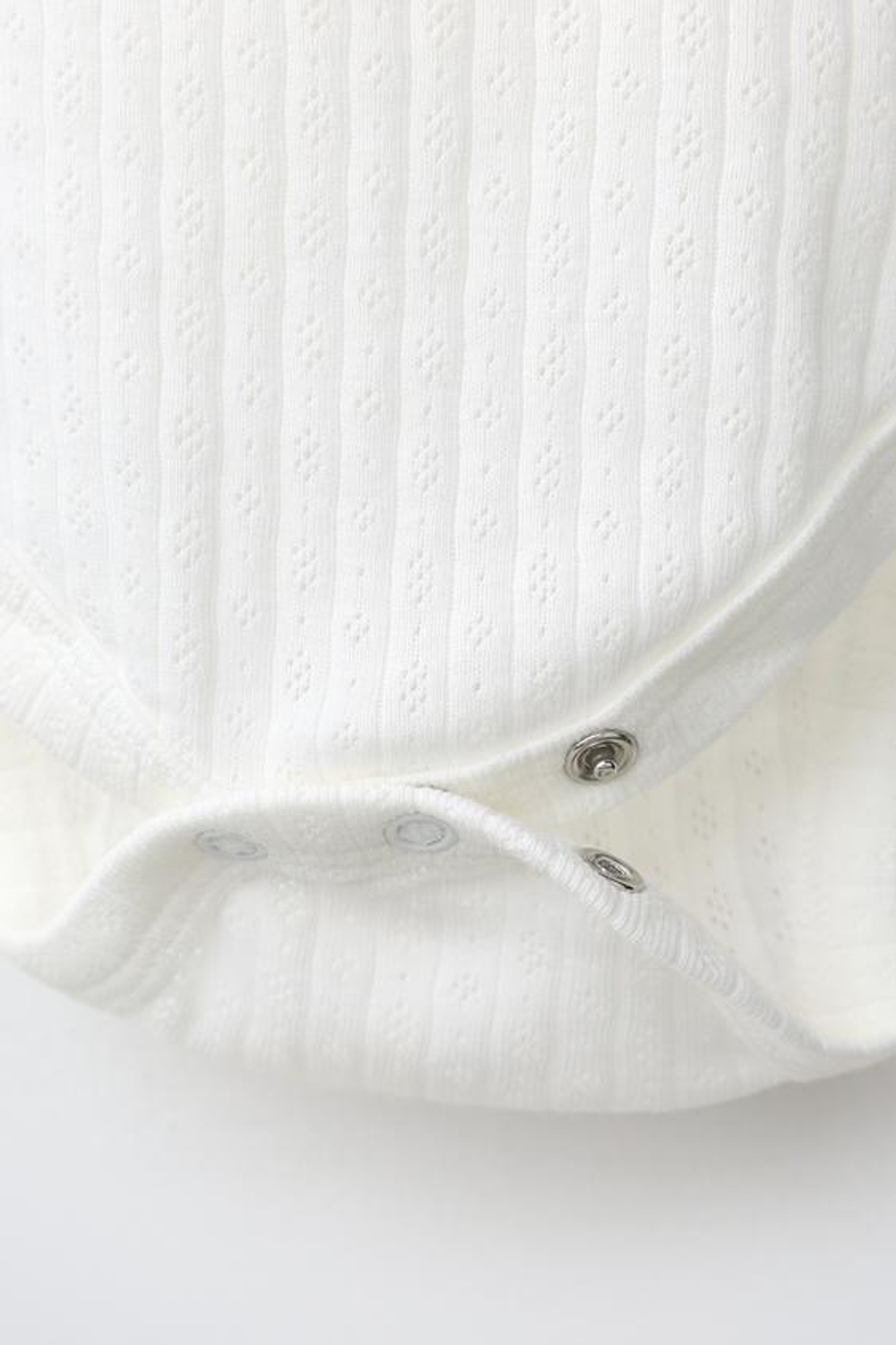 ZARA НАБОР ИЗ 3 БОДИ НА БРЕТЕЛЯХ POINTELLE, ЭКРЮ