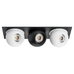 i537627262 Светильник INTERO LED 9W*3 850LM*3 24G ЧЕРНЫЙ/БЕЛЫЙ 3000K (217537+217062+217072+217062)