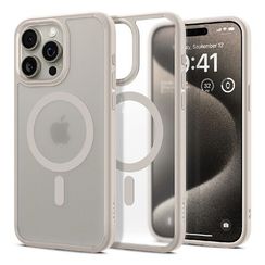 Чехол Spigen Ultra Hybrid MagFit для iPhone 15 Pro Max (ACS07210) cерый