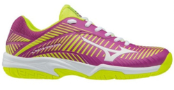 детские Кроссовки теннисные Mizuno Exceed Star Jr 2 AC - clover/white/safety yellow