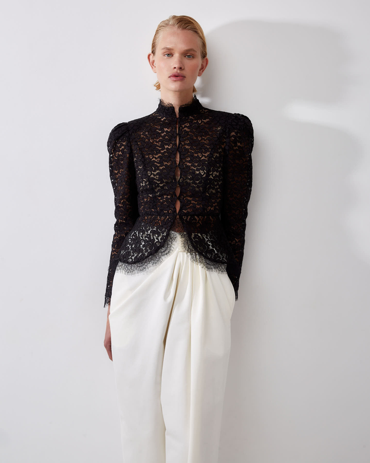 Жакет из кружева Стелла Маккартни черный