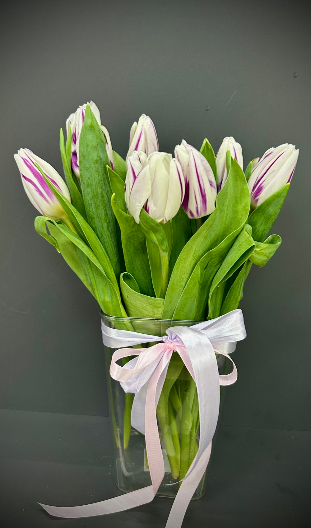 Белые тюльпаны 15, 21, 33, 51 шт