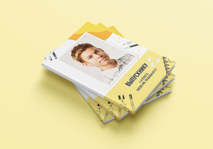 PSD-Шаблон фотокниги "SketchBook"