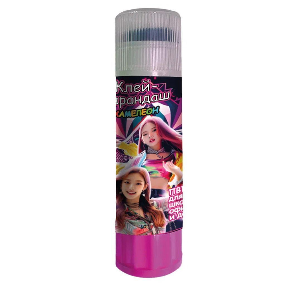 Клей-карандаш на основе ПВП 15 г,хамелеон "Дорама" (Центрум)