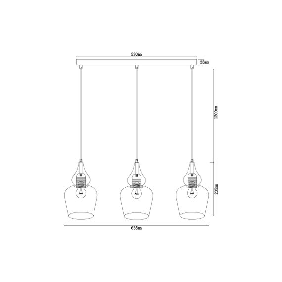 Подвесной светильник Vele Luce Simone VL5564P13
