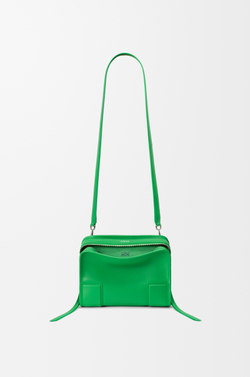 Loewe Маленькая сумка Amazona 180 из мягкой телячьей кожи, зеленый