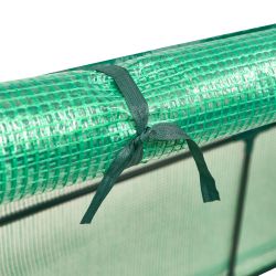 UGH-S32 L270 GREEN-GREEN Парник уличный. 270x90x90см. Металлическая труба в ПВХ. цвет зеленый. Тент из армированного полиэтилена 135г-м2. цвет сетки зеленый. TM ФитоЛето