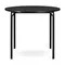 Стол обеденный ror, D90 см, черный